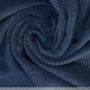 Cordstretch-Ribfluweel Washed Blau