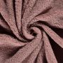 Teddy-Bouclé-Stoff mauve