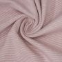 Bündchenstoff Streifen Hellmauve