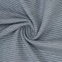 Bündchenstoff Streifen Stahlblau