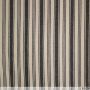 Baumwoll-Canvas Natur Schwarz gestreift