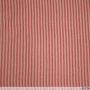 Naturleinen Canvas mit 3-mm-rotem Streifen