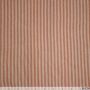 Baumwoll-Canvas Natur mit 3-mm-Streifen Terrakotta