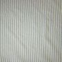 Baumwoll-Canvas Natur mit 3-mm-Streifen in Denim