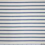 Stretch-Frottee Rafblau mit Streifen