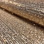 Stretch-Mesh-Paillettenstoff in Hellbeige