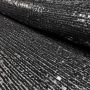 Stretch-Mesh-Paillettenstoff Schwarz