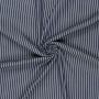 Lyocell 5,3 oz Denim Streifen Dunkelblau
