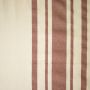 Cotton Natur Streifen Terrakotta