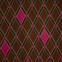 Viskose-Satin Diamant Braun-Fuchsia