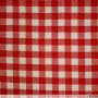 Baumwoll-Canvas Natur Brabants Bont 25 mm Rot