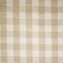 Cotton Heavy Canvas Karomuster Natur