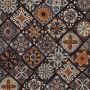 Doppeljersey Mosaik-Ornament Braun