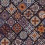 Doppeljersey Mosaik-Ornament Lila