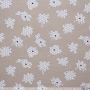 Jersey Blumenprint beige