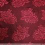 Metallic Rose Jacquard bordeaux