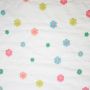 Popeline mit besticktem Blumenmuster Multicolor
