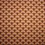 Jersey mit Retro-Fächer-Muster und Goldfolienakzenten in Rosa