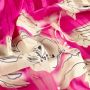 Bedruckter Chiffonstoff Blumen Fuchsia