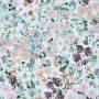 Blumenfeld Jacquardstoff Blau
