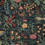 Folklore Blumen Patch Schwarz