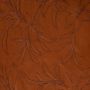 Bestickter Scuba-Suede mit Blumen brique