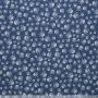 Jeansstoff Stretch Totenköpfe blau