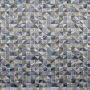Jacquard Dreiecke blau