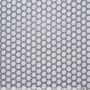 Baumwoll-Stickerei Morris Kreise dunkelblau
