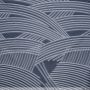 Jacquard geometrische Formen blaugrau