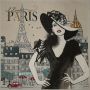 Jacquard-Panel Audey Ecru 48 x 48 cm
