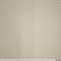Bio-Baumwoll-Popeline COTONET Herz beige-weiß