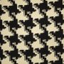 Viskose-Satin mit Pixel-Hahnentritt