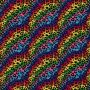 Texture Regenbogen-Leopardenprint