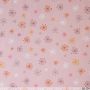 Peach Cotton Retro-Sterne Altrosa