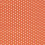 Baumwoll-Popeline Sterne Orangerot