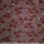 Shiny Jacquard Leaf Framboos-Chrome