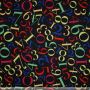 Nano-Softshell Zahlen Schwarz-Multicolor