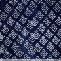 Baumwoll-Batik Arrowhead Blau
