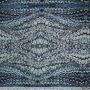 Jacquard mit abstraktem Schuppenmuster Eisblau