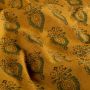 Baumwoll-Batikstoff mit persischem Print in Honig