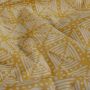 Baumwoll-Batikstoff Quadrat Gelb