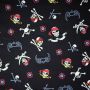 Baumwoll-Popeline Piratenflagge Jolly Roger