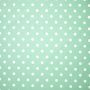 Baumwoll-Popeline Polka-Punkte Grün