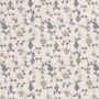 Baumwoll-Popeline Stoff mit Weihnachtsdruck und Folie Beige