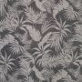 Viskose Air Flow Palmenzweig-Print Grau