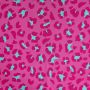 Baumwollstoff Leopardenmuster Fuchsia