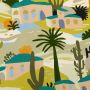 Viscose-Popeline Digitaldruck Tropical