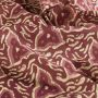 Batik-Baumwollpopeline mit Fantasiemuster, Bordeaux