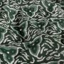 Bedruckter Batik-Baumwollstoff Fantasie Grün